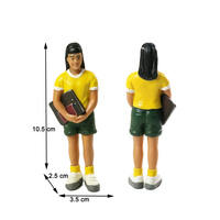 Juego de 8 Figuras de Familia Hispano-Latina, Figuras de Personas de Varias Generaciones, Juguete para Preescolar, Aula, Juego de Roles Multicultural