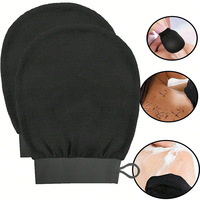 Gants de bain en soie Leyijie LYS09, texture rugueuse, exfoliants, pour une application corporelle en profondeur, style marocain.