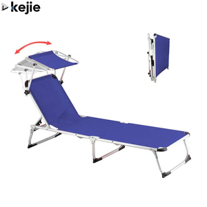 Tumbona Plegable de Aluminio con Respaldo Ajustable, Tela Oxford 600D, Ligera y Portátil, para Playa, Camping y Aire Libre - Product Image 1
