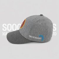 Casquette de baseball structurée Soochic en jersey de coton premium, avec patch tissé personnalisé, visière incurvée, unisexe, pour activités de plein air et fitness, toutes saisons