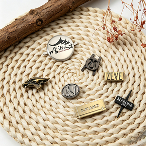 Étiquette de marque en métal plaqué et gaufré, rivet personnalisé, étiquette écologique pour la décoration de vêtements Abaya - Product Image 1