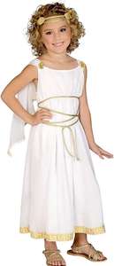 Niñas Niños Antiguo Egipcio Romano Griego Toga Chal César Disfraz - Product Image 2