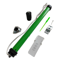 Moteur tubulaire AC étanche à faible bruit, arbre de 35 mm, 10 Nm, pour auvent rétractable électrique, villa privée, loisirs en extérieur, 50 Hz, IE4