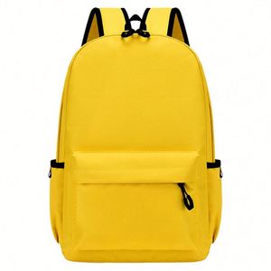 Nouveau Sac à Dos Simple Couleur Unie 2025 – Idéal pour l'École, les Loisirs et les Voyages – Vente en Gros - Product Image 2