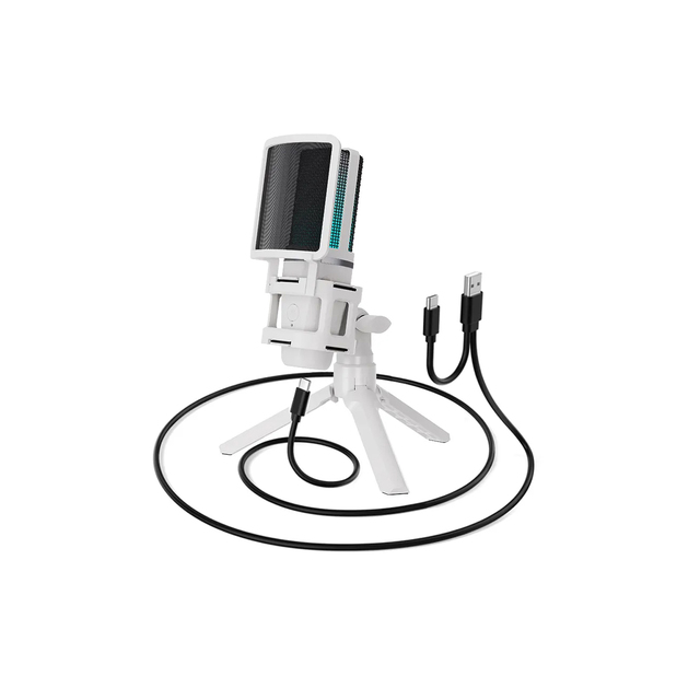 Zealsound Best Microphone Wired Audio Low Noise Voice Hands Free Mic USB Desktop Conference Dynamic Microphone