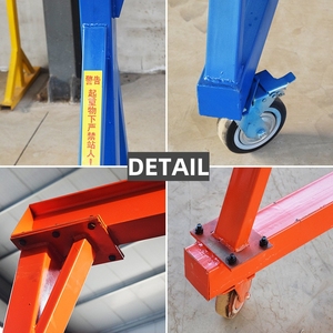 Hauteur réglable 1-5 tonnes palan électrique sans rail Mobile levage Portable portique grue nouveau moteur portée réglable 25 tonnes - Product Image 6