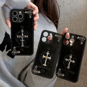 Funda Personalizada para iPhone 17 <span class=keywords><strong>Air</strong></span> 13 14 15 16 12 Pro <span class=keywords><strong>Max</strong></span> 17Pro 11, Estilo Oscuro 3D con Cruz y Pistola, Carcasa Trasera para Teléfono CH - Product Image 1