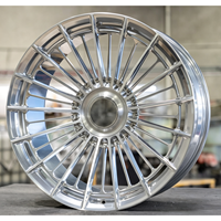 Rines Forjados Personalizados SL de 18"-26" Pulgadas 21x9.5 20x9, 5x112 5x120, Pulidos, Multirradio, Compatibles con Audi, Benz, BMW, Range Rover Sport