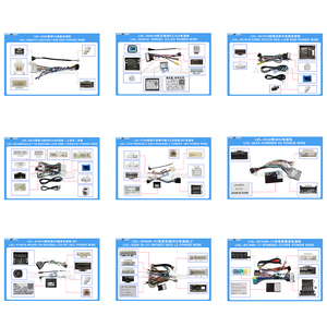 Android 2 Din araba radyo multimedya oynatıcı evrensel aksesuarları tel adaptörü konnektör fiş kablosu için VEZEL XP - Product Image 6
