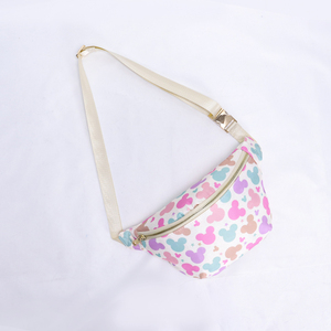 Sac banane personnalisé à impression intégrale en nylon, imperméable, bandoulière, ceinture de poitrine, fermeture éclair, sac de voyage jumbo pour femmes et hommes - Product Image 5