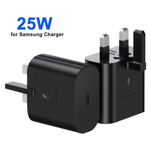 Usine en gros haute puissance <span class=keywords><strong>25W</strong></span> pour Android chargeur rapide de téléphone portable pour Samsung S23 chargeurs ultra rapides type-c royaume-uni - Product Image 1