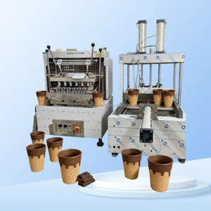 Máquina automática para hacer conos de <span class=keywords><strong>helado</strong></span>, café y té, y galletas de oblea comestibles. - Product Image 1