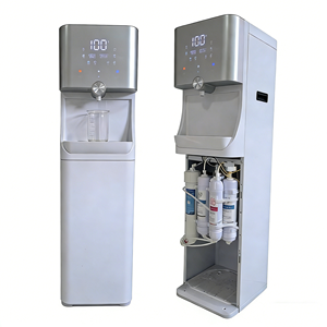 Distributeur d'eau autonome RO+UF de l'usine de Ningbo |   Système de filtration d'eau chaude, froide et ambiante 5 étapes avec affichage TDS, technologie de double filtration B2B en gros - Product Image 1
