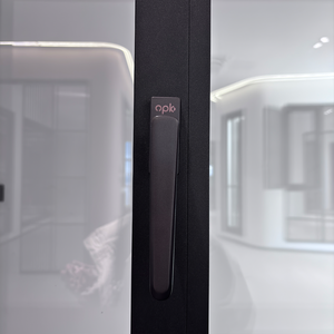 Fenêtre à battant en aluminium à triple isolation, à <span class=keywords><strong>baie</strong></span> inclinée, pour villa, cadre en alliage d'aluminium, fenêtre à battant, salle de bain - Product Image 5