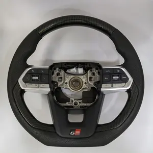 Volante estilo LC300 GR para Toyota LAND CRUISER LC300, volante de fibra de carbono 2022 lc300