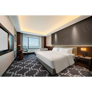 आधुनिक ठोस लकड़ी होटल बेडरूम फर्नीचर अपार्टमेंट और विला के लिए अनुकूलित आकार के वाणिज्यिक उपयोग 3-5 स्टार होटल - Product Image 3