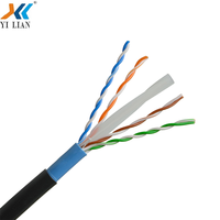 Câble LAN extérieur Cat6 de haute qualité paire torsadée UTP STP FTP Cat 6 23AWG BC 1000ft câble étanche