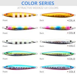MOOKZZ giappone in metallo fuso cucchiaio per Jig 30/40/60/80/100g di lancio a terra pesce Jigging <span class=keywords><strong>pesca</strong></span> <span class=keywords><strong>spigola</strong></span> esca artificiale - Product Image 6