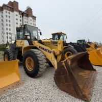 Chargeuse sur pneus Komatsu WA380-6 d'occasion de haute efficacité opérationnelle et de bonne qualité, chargeuse sur pneus Komatsu WA380 à moteur diesel, chargeuse frontale