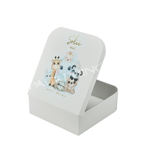 Di lusso High-End Mini valigia di cartone <span class=keywords><strong>per</strong></span> <span class=keywords><strong>neonati</strong></span> scatola regalo <span class=keywords><strong>per</strong></span> vestiti vuota riciclabile a mano opaco laminazione - Product Image 5
