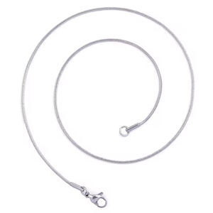 Collar de Acero Inoxidable para Mujer y Hombre, Cadena de Serpiente, Decoración de Cuello, Joyería Moderna, Collar de Acero Inoxidable, Regalo - Product Image 1