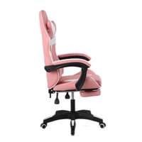 Échantillon gratuit de Silla Gamer inclinable coloré noir et rouge à prix abordable meilleur vendeur chaise de jeu avec repose-pieds