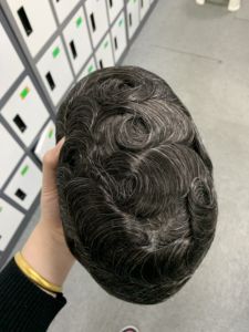 NL Prothèse Capillaire pour Homme avec Nœuds Peau Ultra Fine Ondulation à l'Eau 100% Cheveux Humains Système de Remplacement Capillaire Complément pour Homme - Product Image 5