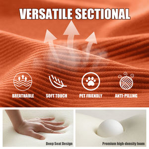 ที่นอนไม่มีกระดูกสำหรับห้องนั่งเล่นขนาดเล็กเตียงโซฟาอัดสำหรับบรรจุภัณฑ์สุญญากาศฟองน้ำความหนาแน่นสูง - Product Image 6