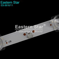 Tira de Retroiluminación LED ES-3616/11 para TV HISENSEI de 43 Pulgadas CRH-BK58U013030T0511812-REV1.3 JL.D580B1330-003AS-M-V01, Barra de Luz para TV