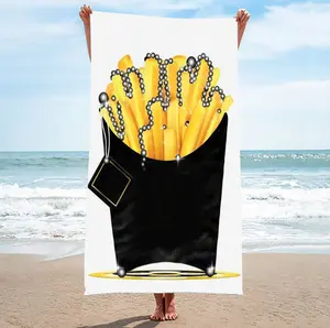 Customize Logo Brand Beach Towel Summer Bathroom Personalize DIY Pattern Bath Towel Swim Gift Towels Travel Quick Dry