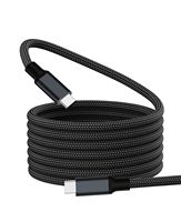 Kabel magnetik portabel 1.5m, kabel magnetik Tipe C ke Tipe C Pd 100w, Data pengisian cepat, Magnet tipe-c mikro Usb, kabel Magnet kepang nilon