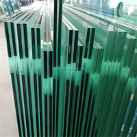 Verre feuilleté trempé PVB SGP de 6,38 mm et 8,38 mm pour application pare-balles dans les immeubles de bureaux