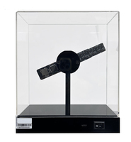 Productos de tendencia, recién llegados, ventilador holográfico de escritorio 3D, pequeño proyector de holograma 3D para interiores con batería para regalos