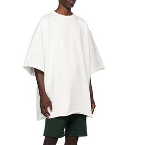 Camiseta de Alta Calidad de 240 g/m², Estilo Urbano, Hombros Caídos, para Hombre, Personalizable, 100% Algodón, Holgada y Pesada - Product Image 4