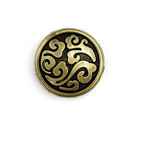 Venta al por mayor de fábrica: Botones de Conchos para Sillas de Montar Western, Diseño 3D Estereoscópico, Bronce y Plata, con Tornillo de Fijación, a Bajo Precio