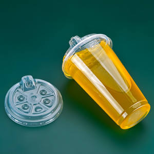 Tapa de plástico transparente de 90 mm para vasos de bebidas frías de Xiamen, tapa con boquilla de plástico, material PP, tapa para vasos de papel y plástico de 10 y 12 oz - Product Image 3