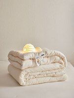 Ensemble de couette en coton 100% imprimé, en fibres de soja, écologique, pour toutes les saisons, couette, literie, couvre-lit