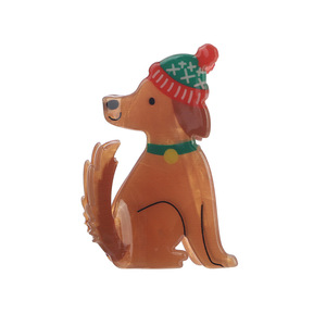 Creative Elk et Chiot Acrylique Cheveux Griffes Mignon Dessin Animé Noël Épingle À Cheveux Doux Nouvel An Idée Cadeau - Product Image 5