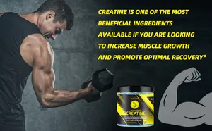 BIYODE Kreatin Monohydrat OEM ODM individualisierbar großhandel Eigenmarke Sport-Nährungsergänzungsmittel für den Muskelaufbau Kreatin-Gummi