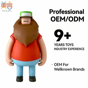 WEIMEI Action Figure in Vinile Personalizzate, Vendita all'Ingrosso di Figure <span class=keywords><strong>Anime</strong></span> Giapponesi, Divertenti Statuette in Vinile di Uomini con Barba Lunga, Giocattoli da Collezione per la Casa - Product Image 1
