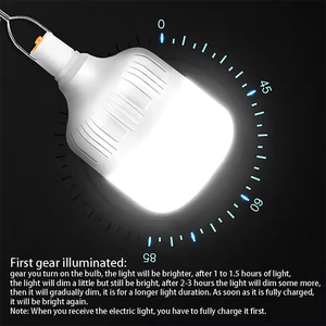 Nhà Máy Bán buôn có thể sạc lại 4.2V Bộ sạc Led Đèn Pha Bóng đèn 20W 40W 80W không thấm nước khẩn cấp đèn chiếu sáng bóng đèn - Product Image 5