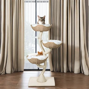 En gros Arbre à chat griffoir en bois tressé en forme d'arbre - Product Image 2