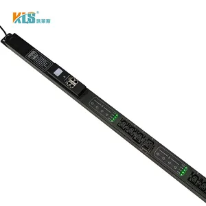 1เฟสหน่วยกระจายพลังงาน PDU เซิร์ฟเวอร์แร็ค PDU พร้อมเบรกเกอร์วงจร32A 240V อัจฉริยะ1เฟส PDU