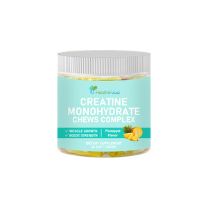 OEM ODM Custom Creatine Monohydate Soft Chews Pineapple Flavor Promote Muscle Growth Levels and Support Energy Production - Product Image 1