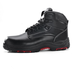 Botas de Trabajo de Media Altura, Impermeables, Venta Directa de Fábrica, Personalizadas, de Cuero, Antideslizantes, Resistentes a la Abrasión, <span class=keywords><strong>para</strong></span> la Industria Petrolera - Product Image 2