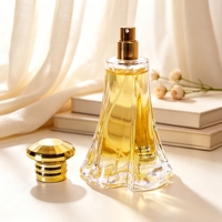 Luxueux 100 ml. Forme unique. Flacon de parfum en verre de haute qualité. Flacon compte-gouttes pour parfum.