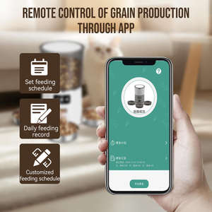 Distributeurs automatiques de nourriture pour animaux de compagnie intelligents, écologiques, rechargeables, OEM/ODM, avec 3 bols en acier inoxydable et plastique, portables pour chats et chiens - Product Image 5