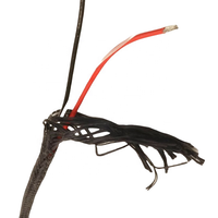 Câble d'alimentation composite en fibre optique ROUSHENG NY-TDC personnalisé, haute résistance, léger, 15-20 ampères, 750 VDC, alliage cuivre-argent