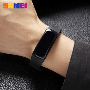 Skmei Digital Watch Led Unisex Student Waterproof 10m Thin One Piece Case With Wristband - Product Image 3