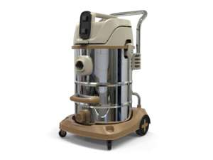 Penyedot debu basah/kering industri profesional 65L 19Kpa + 100-127V sistem drainase desain beroda - Product Image 4